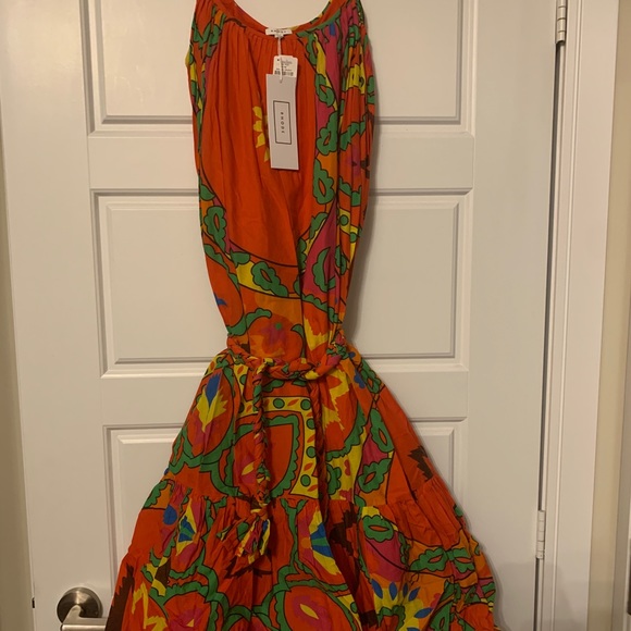 NWT rhode resort lea dress in uzbek size xs and S - Picture 2 of 16